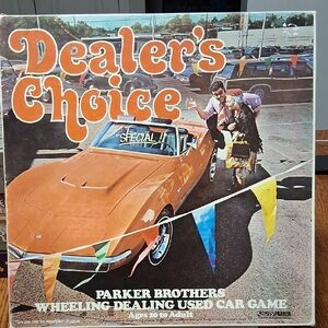Dealer's Choice Board Game by Parker Brothers - Vintage 1972